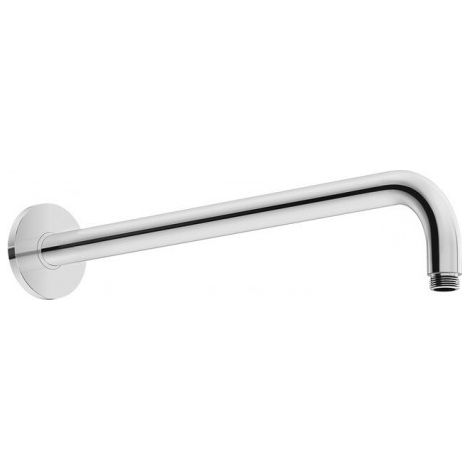 Bras de douche Duravit coudé, uniquement pour douches de tête jusquà 240 mm, rosace ronde, Coloris: chrome - UV0670017000