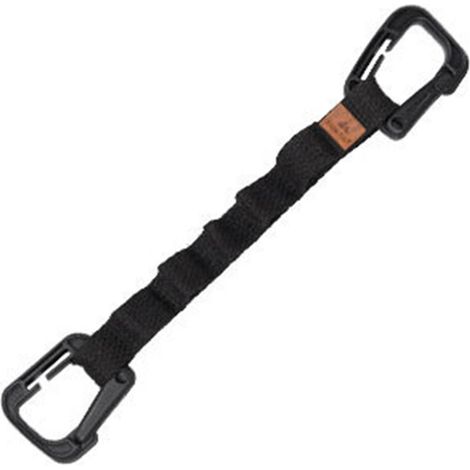 Lot multifonctionnel pour camping, corde suspendue avec crochets pour tente, portable, usage extérieur jardin, noir S (1/5)