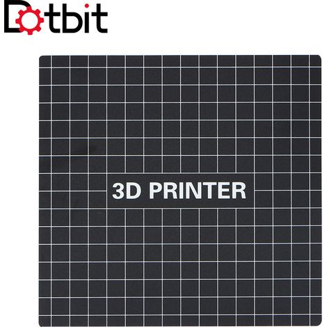 Dotbit 3D printer accessory 235235mm heated bed steel plate + platform sticker combination to prevent warping (new) (1/4)