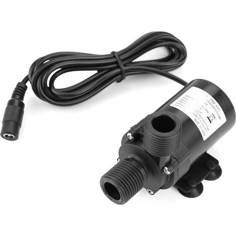 Pompe à eau, mini pompe à eau 24 V à économie d'énergie, grande puissance -40 ℃ -100 ℃, pompe sans balais de petite taille à double usage pour aquarium (1/5)
