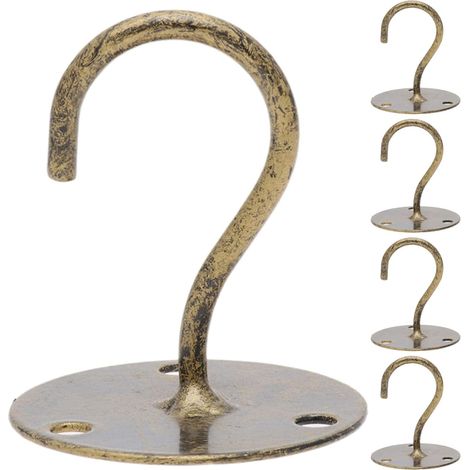 5 Stück Deckenhaken zum Aufhängen von Pflanzen 8 cm 3 14 (1/5)