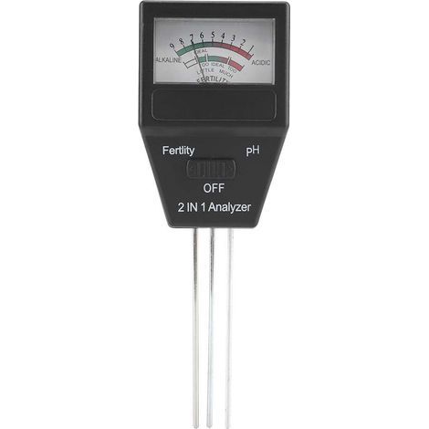 Testeur de Sol, 2 en 1 Testeur de pH et Fertilité de Haute Précision pour Jardin Fleur Plante (1/5)