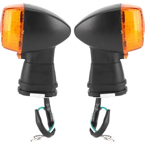 2 clignotants de moto jaunes, compatibles avec Kawasaki ZX900 Ninja ZX-9R (1/5)