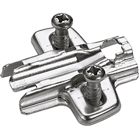 HETTICH Kreuzmontageplatte mit Langloch, Systemschraube, Distanz 0 mm (1/5)