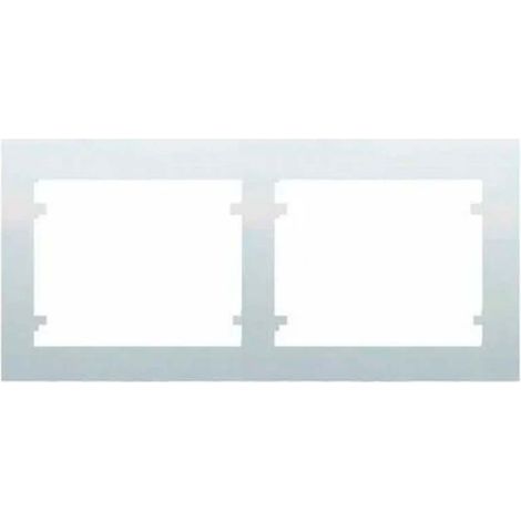 Marco de 2 elementos horizontal BLANCO BJC IRIS 18002 (1/5)