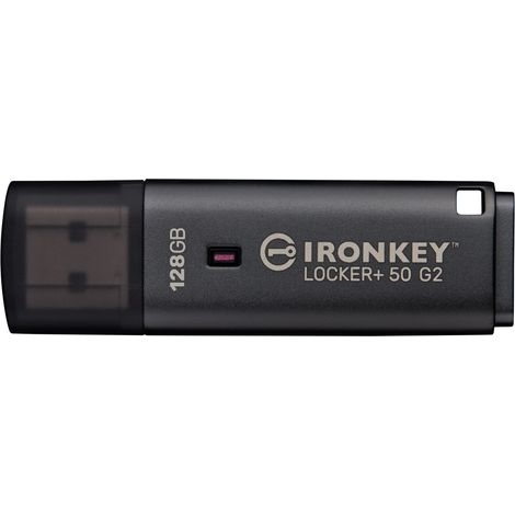 Kingston Technology IronKey 128GB Locker Plus 50 G2, FIPS 197, AES-256 (1/4)