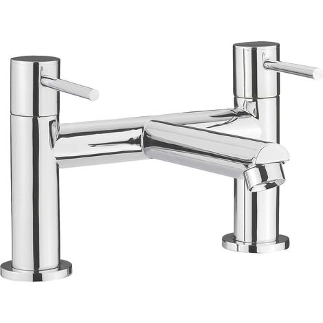 Nuie Series 2 Bath Filler Tap Pillar Mounted - Chrome (1/5)