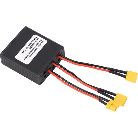 Convertisseur de décharge double batterie pour vélo électrique 12V vers 100V 10A, adaptateur de module parallèle pour double batterie de remplacement (1/5)
