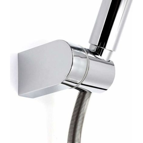 Support de douche , Angle d'inclinaison réglable ABS chromé Support mural de pommeau de douche orientable Support mural de douche (1/4)