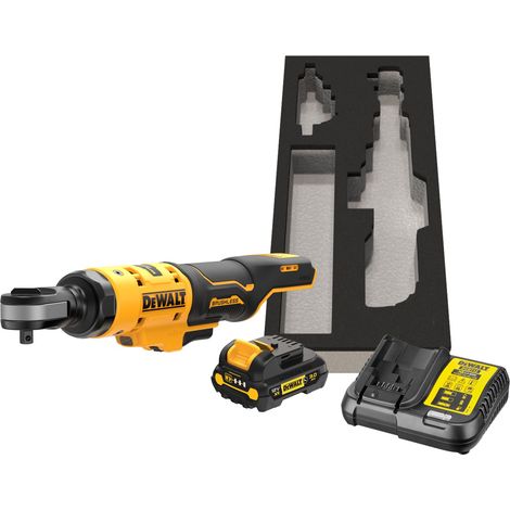 DeWALT Akku-Ratsche DCF503L1G, 3/8", 12V, 1x 3,0 Ah (G-Version) und Ladegerät