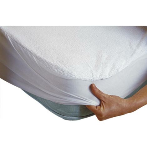OSE – Alèse imperméable pour lit 90 x 190 cm – Housse avec rabat 25 cm – Matière éponge et membrane PVC – Traitement anti-acarien