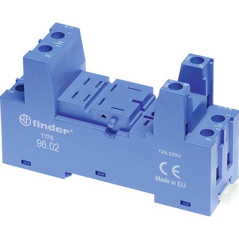 FINDER SÉRIE 96'SOCKET BORNE VIS 12 A 96.02SPA