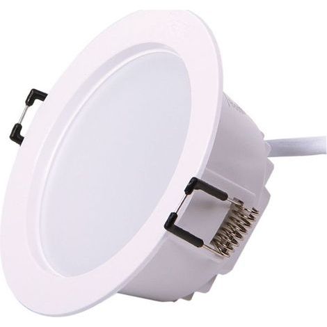 QAZQA 12W LED-Einbaustrahler, IP44 wasserdichte LED-Deckenleuchte, Downlight-Deckenstrahler, nicht dimmbare runde Deckenleuchte für Badezimmer, Küche, 2er-Pack (6500k positives Weißlicht) (1/5)