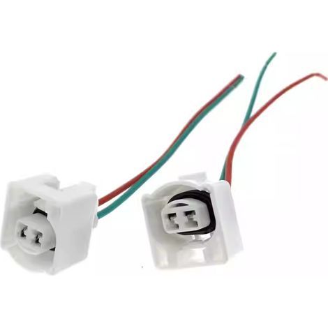 Automotive waterproof connector series 2.3, 2-pin wiring harness connector, white plug DJ7025-2.3-21 (1/4)