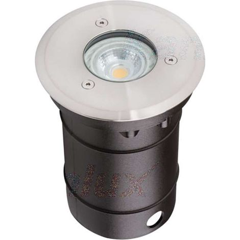 Kanlux – Spot encastrable extérieur sol rond 113mm – Acier inoxydable – IP67 – 10W – Compatible ampoule GU10 – Pression 500kg (1/5)