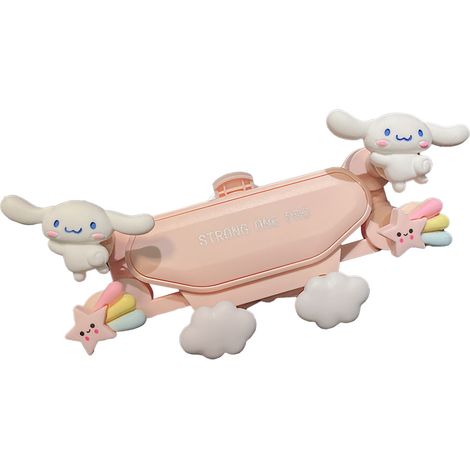 Support de téléphone mignon, antichoc, silencieux, flexible, confortable au toucher, universel, compatible avec les appareils iOS de 4 à 7 pouces, rose chien (1/5)