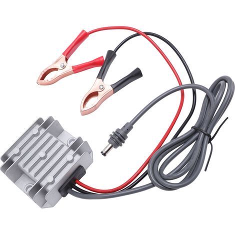 Câble d'alimentation élévateur pour Mini plat, entrée 12V 24V 9V à 28V, sortie 30V 3,5a, convertisseur Boost IP68 DC avec pince Crocodile (1/5)
