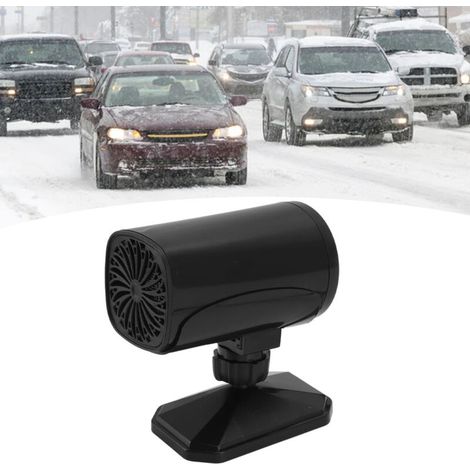 Portable 150W car heater. 2 modes: heating and cooling. 360-degree rotation. Defroster. Defogger. 12V. Black (1/5)
