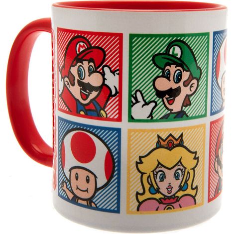 SUPER MARIO RED COLOURED INNER MUG