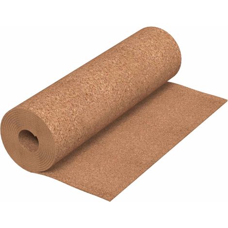 Korkrolle Braun 100 x 500 x 0,8 cm Kork vidaXL