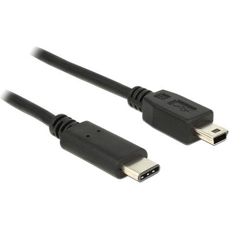 USB 2.0 Kabel, USB-C Stecker  Mini-USB Stecker Verwendung: Verbindungskabel pour Appareils avec USB Mini-B Embout (1/4)