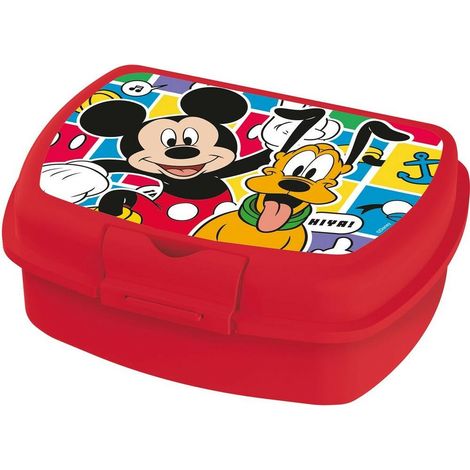 Portameriendas Mickey Mouse CZ11370 Rojo Plástico (1/4)