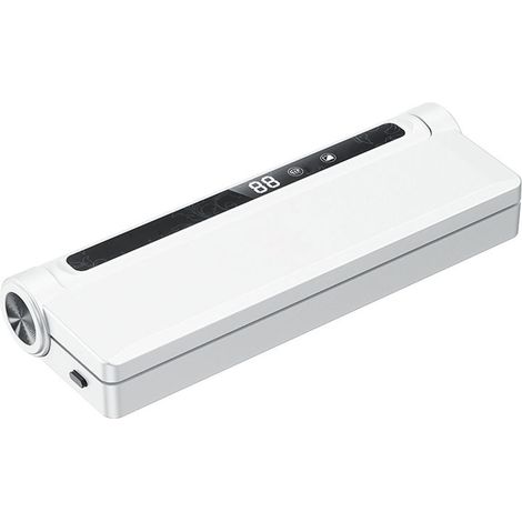 Machine de mise sous vide compacte 60 kPa avec 20 sacs, écran LED, pour viandes, noix et autres produits alimentaires (prise européenne). (1/5)