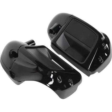 Lot de 2 protections de boîte à gants pour moto, carénage inférieur ventilé pour jambes, compatible avec les modèles Touring 2014-2020 (1/5)