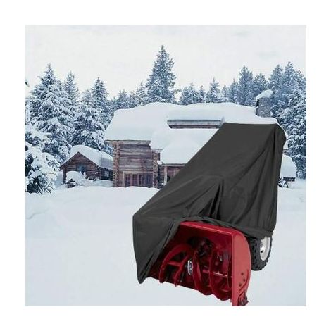 Housses de souffleuse à Neige imperméables Housse Robustes pour Fraises de déneigement 12010281cm Housse de Protection pour souffleuse à Neige avec Sacs de Rangement (1/5)