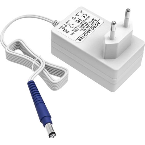 Adaptateur Secteur 29V - Chargeur Aspirateur Rowenta Air Force - Prise EU - Câble Blanc - Compatible RH90xx TY90xx (1/5)
