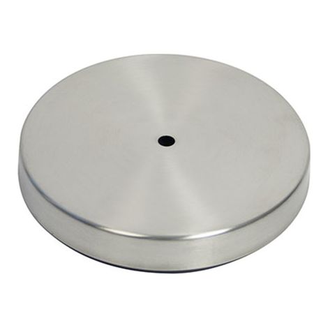 Socle cendrier - acier inoxydable - 24x24x4 cm (pied non inclus) - Securit