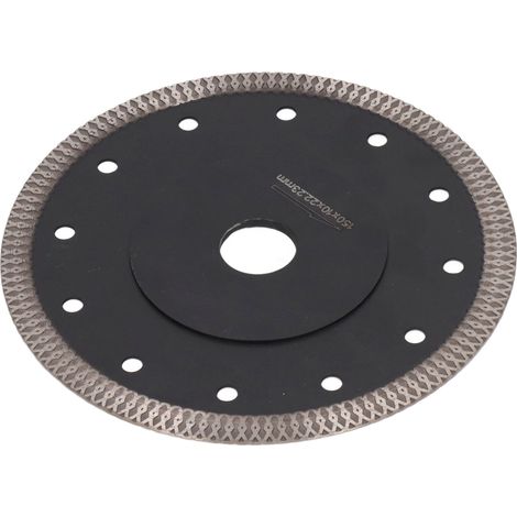 Disque de scie circulaire diamanté avec bride et grille pour meuleuse d'angle, pour la coupe de carreaux de marbre, 150 mm / 5,9 pouces (1/5)