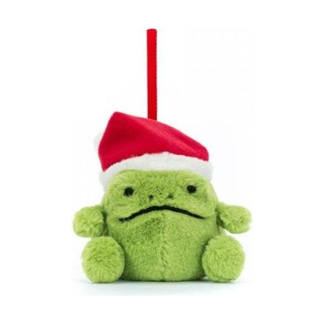 Décoration de Noël en peluche Décoration grenouille de pluie de Noël 8 cm décoration festive cadeau de Noël (1/2)