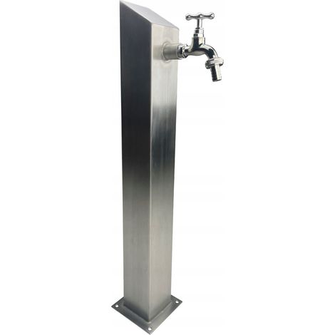 Rubinetto da giardino da 3/4", 65 cm, per idrante a colonna con raccordo laterale da 3/4". (1/5)