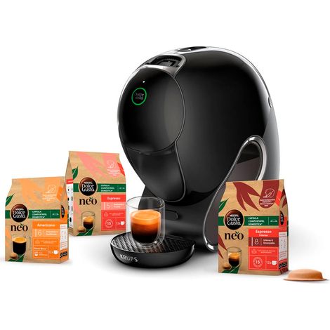 KRUPS DOLCE GUSTO NEO EXPERT PRETA C/36 CAPSULAS CAFE