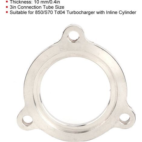 3-Zoll-Ablaufrohr für 850/S70 TD04 Turbolader mit Reihenzylinder