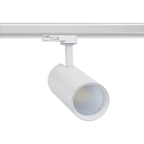 Spot LED sur Rail Triphasé 30W Bertha LIFUD Blanc 6000K Blanc froid
