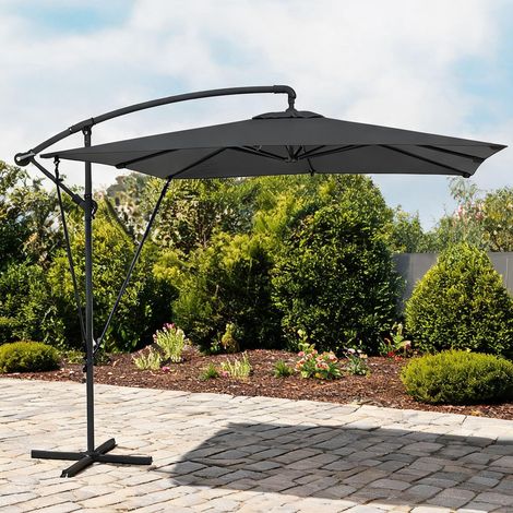 Parasol de jardin en métal Polyester 247 x 247 x 256 cm (1/5)