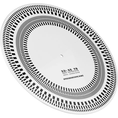 Professioneller Plattenspieler mit Stroboskop und Drehzahlmesser zur Kalibrierung von LP-Schallplatten (1/5)