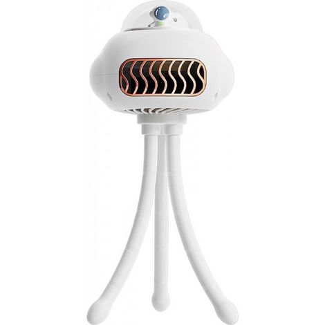 Ventilateur rechargeable pour poussette - ventilateur bébé flexible à 3 vitesses - pour poussette, siège auto, berceau et voyage (1/5)