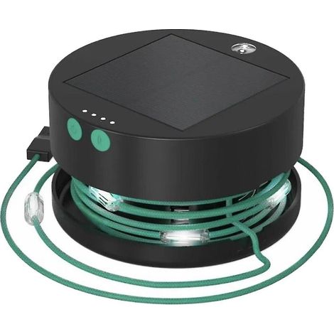 Lampe de camping solaire, guirlande lumineuse LED, chargeur de téléphone, gadgets de camping, équipement de camping (1/5)