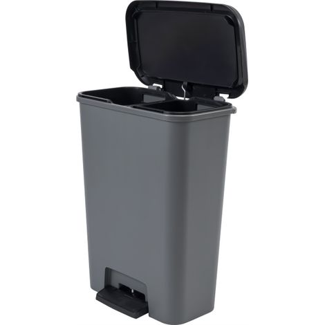 Poubelle Curver 46L avec conteneur robuste à pédale (1/4)