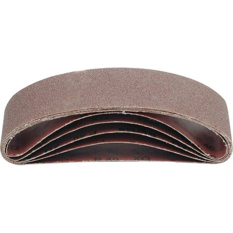 Endlos-Schleifbänder 75x533 mm P40, 5er-Set
