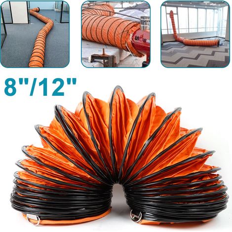 300mm Schlauch Belüftung Abluftschlauch Erweiterbar Gelb Warmluftschlauch