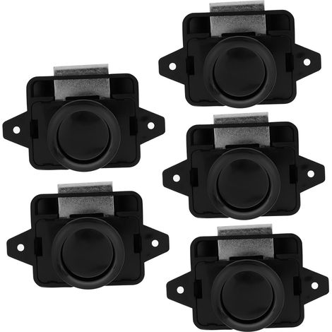 Lot de 5 verrous à bouton, car, verrouillage sans clé, accessoire (1/5)