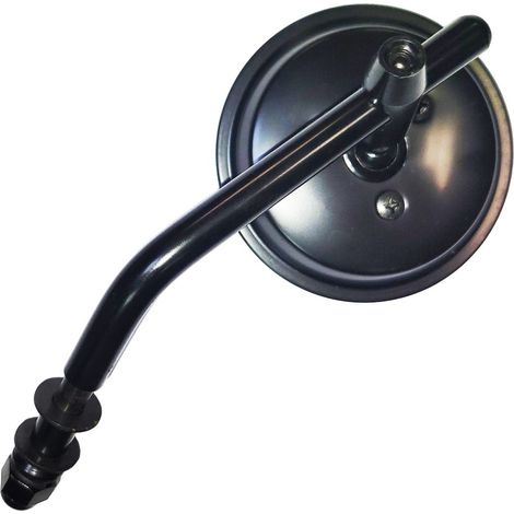 Rétroviseur Emgo 2025/02 Harley Davidson 3" rond noir droit/gauche (filetage droit M10)