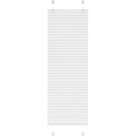 Estor Plisado blanco 40x100 cm Tela Ancho 39,4 cm Poliéster vidaXL (1/5)