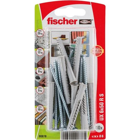 Tassello Multimat Ux 6x50 R S Blister X10 - Fischer