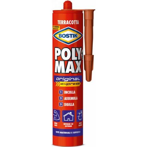 BOSTIK POLYMAX ORIG.TERRACOTTA CARTUC. GR.425  PZ 1,0 (1/2)