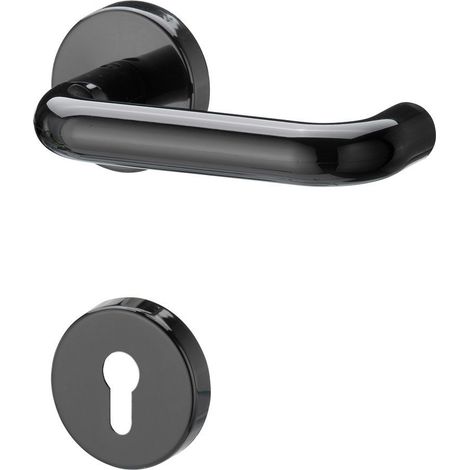 edi Nylon-FS-DG DIN 18273PZ-Rosette 9mm VKT,U-Form Drücker TS40-66mm 1415 F14